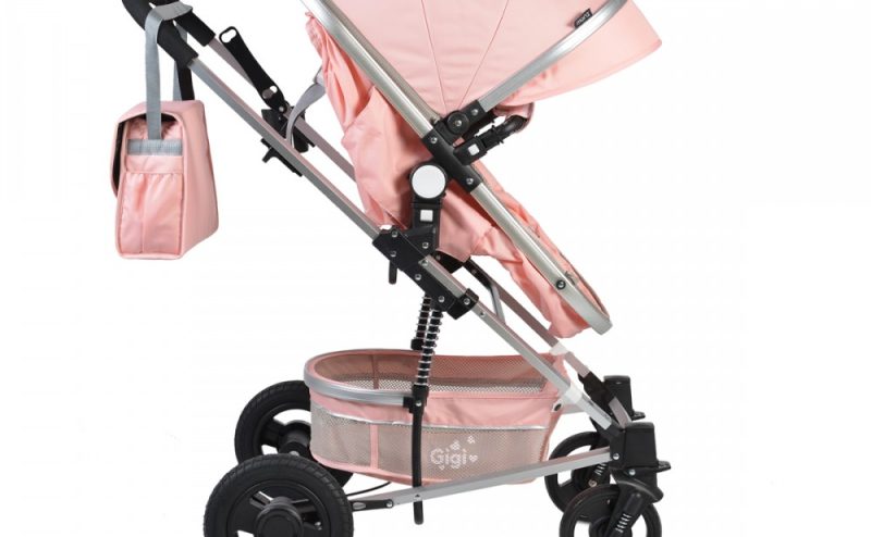 Carucior 2 in 1 transformabil Moni Gigi Pink