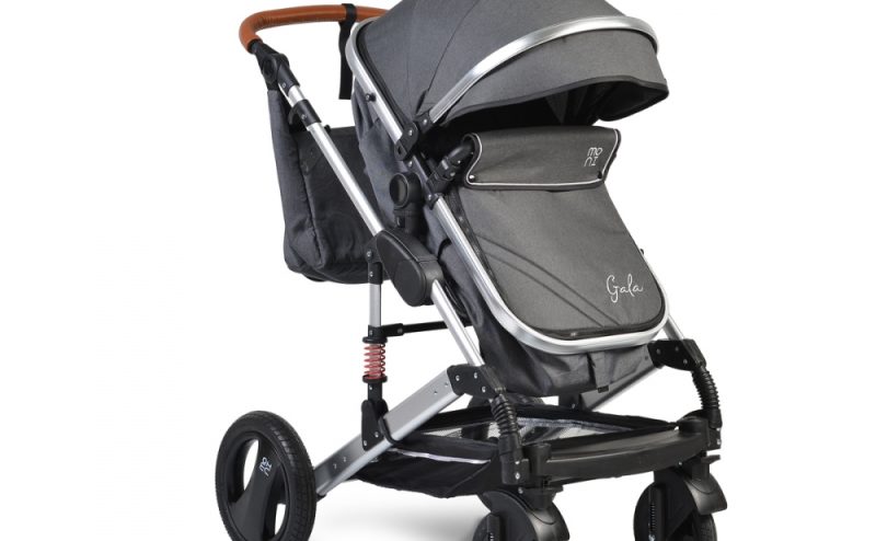 Carucior 2 in 1 cu suspensii Gala Black
