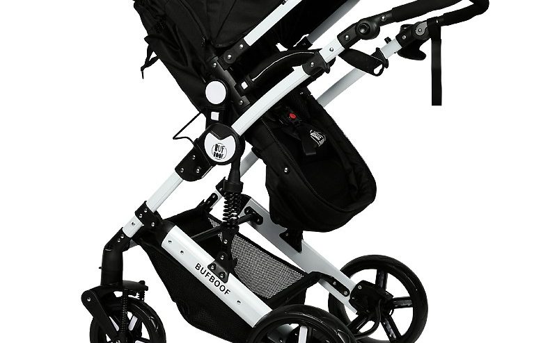 Carucior 2 in 1 reversibil Buf Boof 0-36 luni X2 Black
