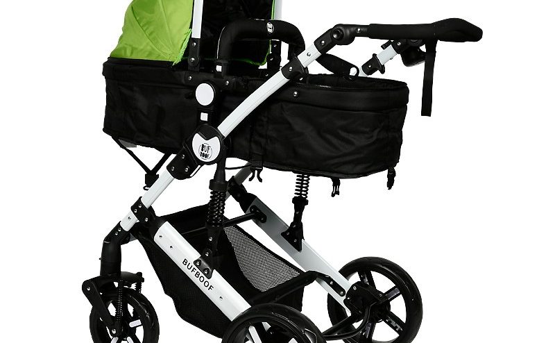 Carucior 2 in 1 reversibil Buf Boof 0-36 luni X2 Green