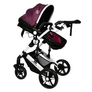 Carucior 2 in 1 reversibil  0-36 luni X2 Purple