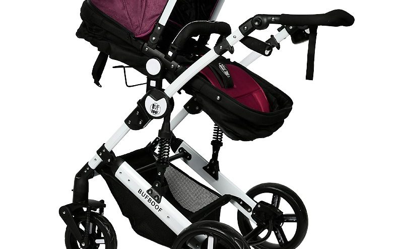 Carucior 2 in 1 reversibil  0-36 luni X2 Purple