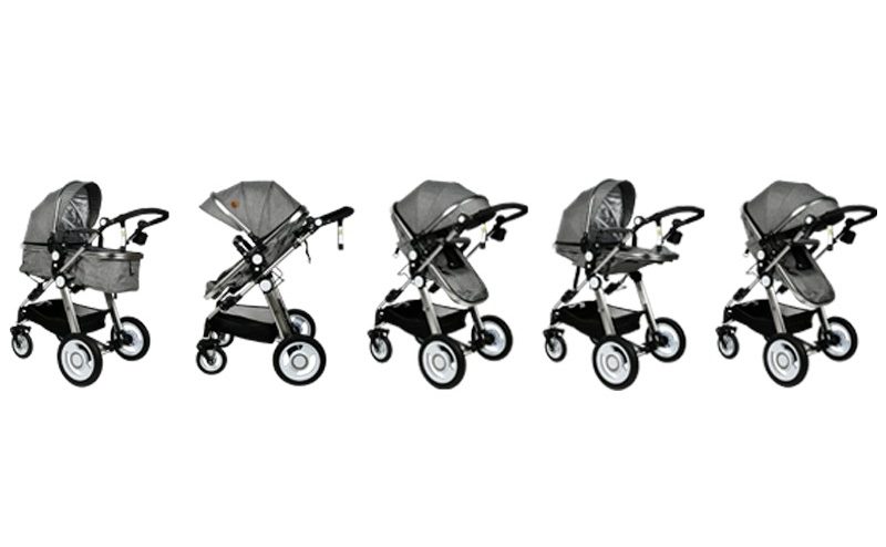 Carucior 2 in 1 reversibil S-18 Buf Boof Grey 0-36 luni