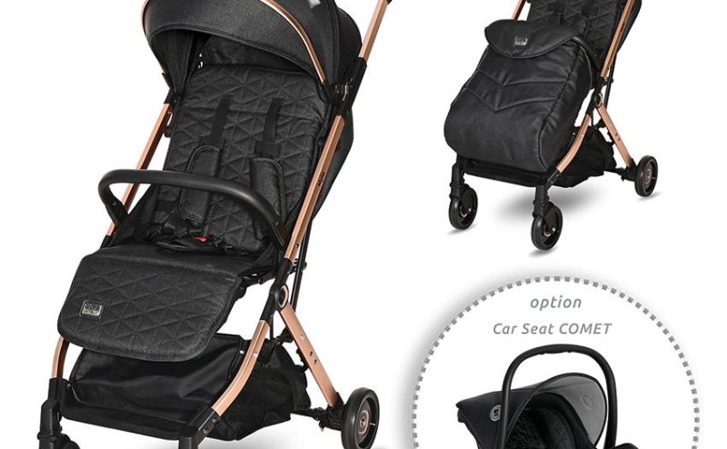 Carucior pentru nou-nascut Myla tip troller black