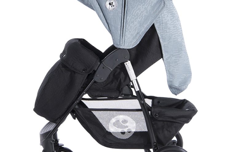 Carucior sport Daisy Basic cu husa de picioare Black  Silver Blue