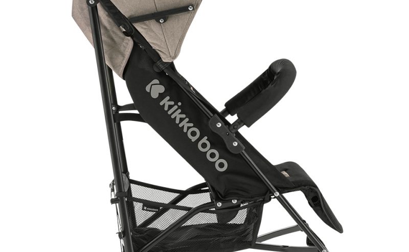 Carucior sport pentru copii KikkaBoo Beetle Beige cu Spatar reglabil