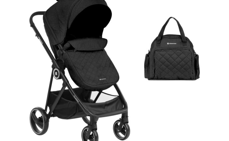 Carucior transformabil 2 in 1 KikkaBoo Gianni Black