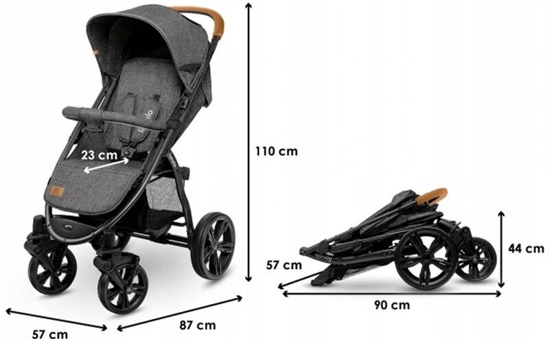 Carucior sport Annet Plus Blue Denim Lionelo